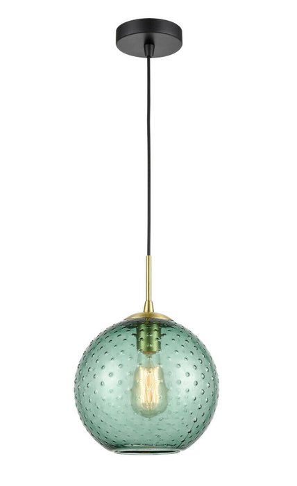 Подвесной светильник Lauriston зеленого цвета - купить Подвесные светильники по цене 4561.0