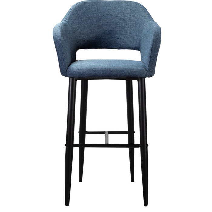 Стул барный Oscar Сканди Блю Арт синего цвета - купить Барные стулья по цене 12090.0