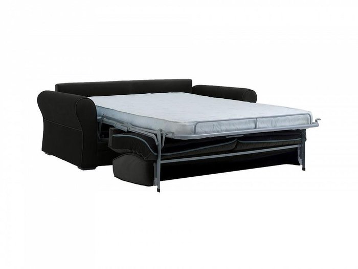 Двухместный диван-кровать Belgian черного цвета - лучшие Прямые диваны в INMYROOM