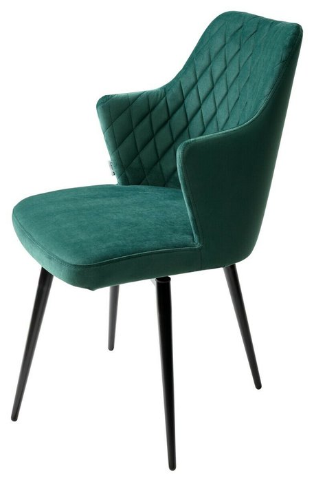 Стул поворотный Herman зеленого цвета - лучшие Обеденные стулья в INMYROOM