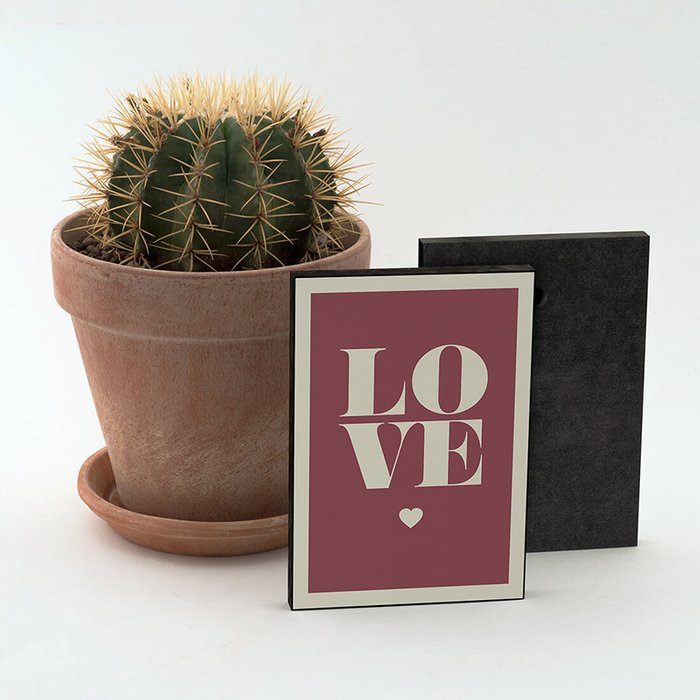 Дизайнерская табличка Love - купить Декор стен по цене 1620.0