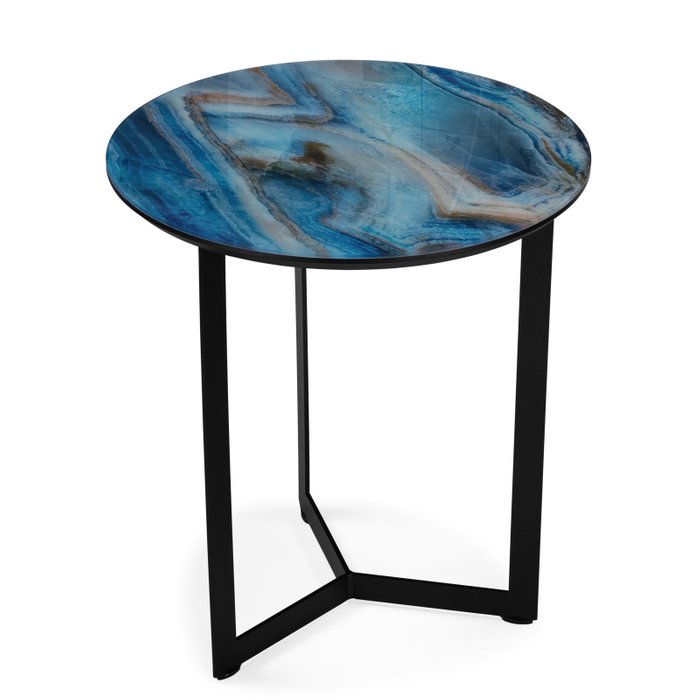 Кофейный стол Роб синего цвета - лучшие Кофейные столики в INMYROOM