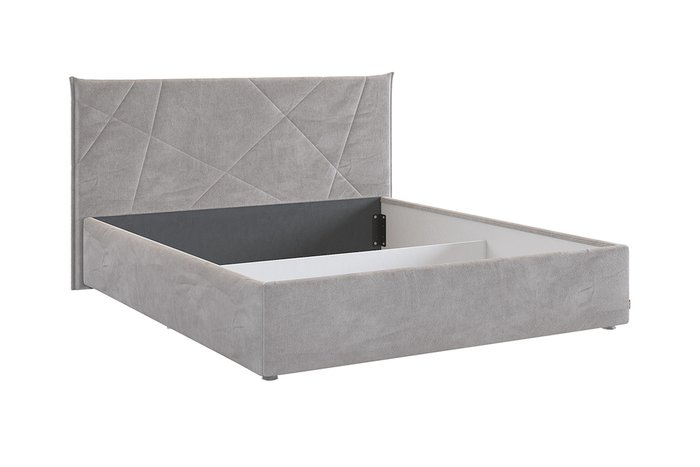 Кровать Квест 160х200 серого цвета без подъемного цвета - лучшие Кровати для спальни в INMYROOM