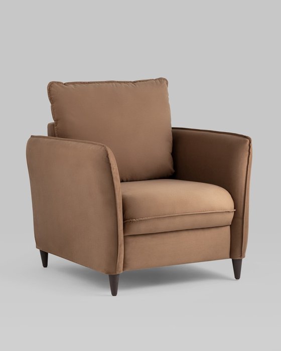 Кресло Говард цвета капучино - купить Интерьерные кресла по цене 6490.0