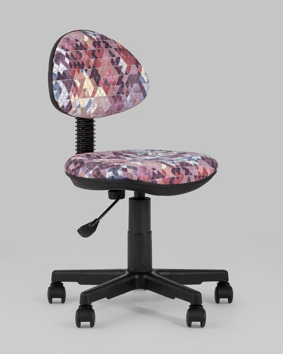 Кресло компьютерное детское Умка абстракция красного цвета - купить Офисные кресла по цене 3490.0