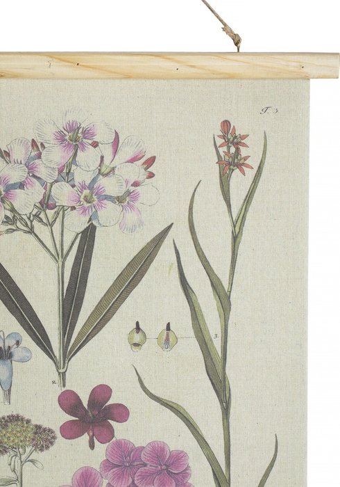 Картина подвесная Флора бежевого цвета - купить Картины по цене 1690.0