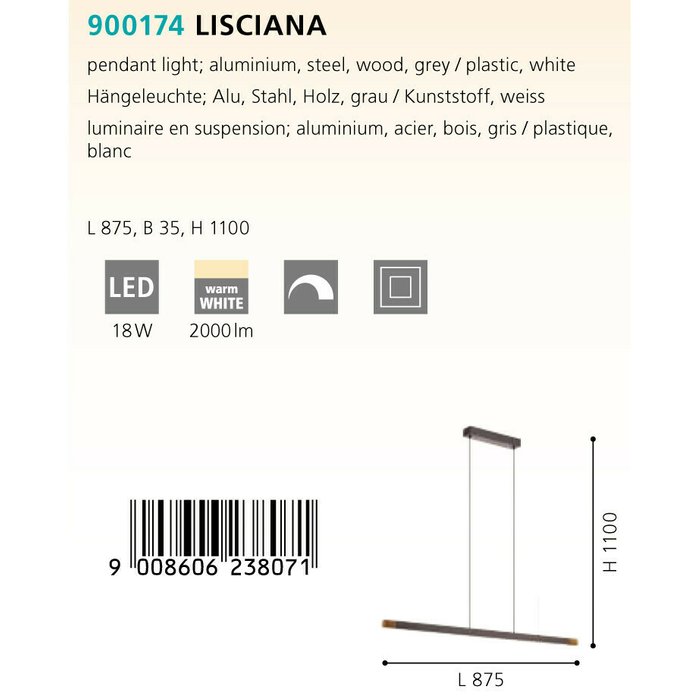 Люстра Eglo Lisciana 900174 - купить Подвесные люстры по цене 26390.0