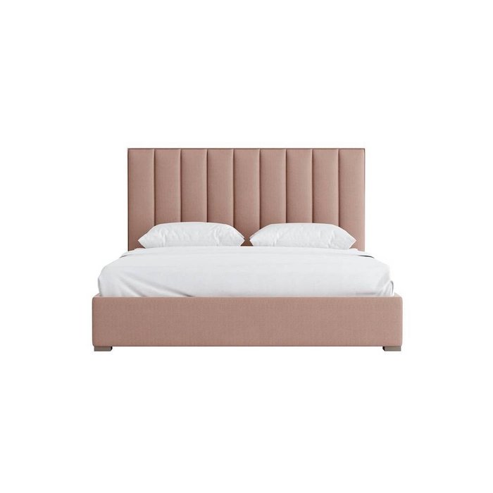 Кровать подъемным механизмом Modena 180х200 розового цвета - купить Кровати для спальни по цене 65100.0
