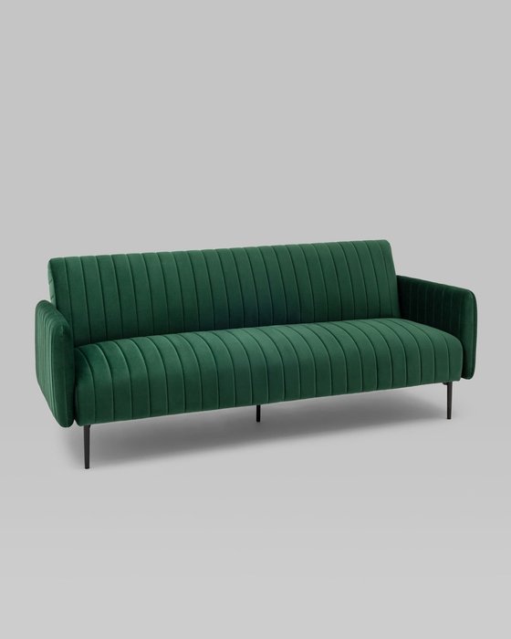 Диван-кровать Дрезден велюр зелёный - купить Прямые диваны по цене 49990.0