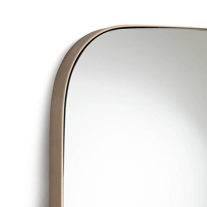 Зеркало настенное с отделкой металлом Iodus цвета латунь - лучшие Настенные зеркала в INMYROOM