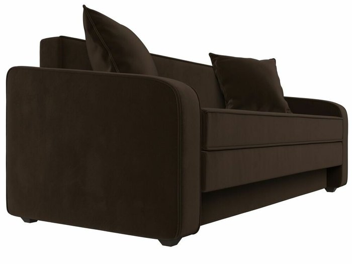 Диван-кровать Лига 013 темно-коричневого цвета  - лучшие Прямые диваны в INMYROOM
