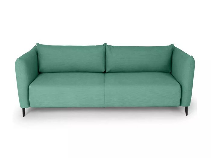 Диван-кровать Menfi светло-зеленого цвета с металлическими ножками - купить Прямые диваны по цене 111960.0