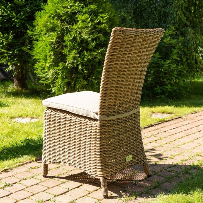 Стул садовый Montrouge бежевого цвета - лучшие Садовые стулья в INMYROOM