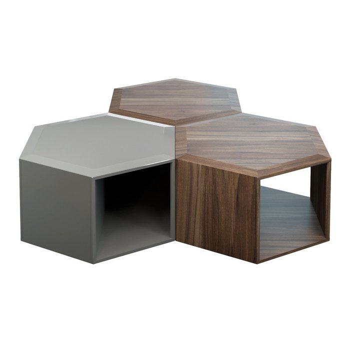 Приставной столик Avila серого цвета - купить Журнальные столики по цене 33520.0