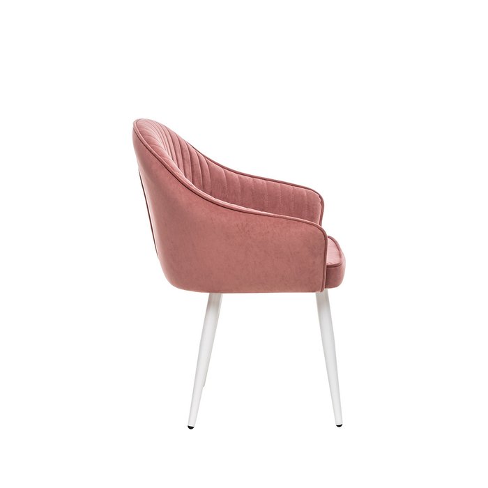 Стул с подлокотниками Вайд персикового цвета - лучшие Обеденные стулья в INMYROOM