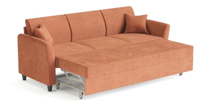 Диван-кровать Катарина оранжевого цвета - лучшие Прямые диваны в INMYROOM