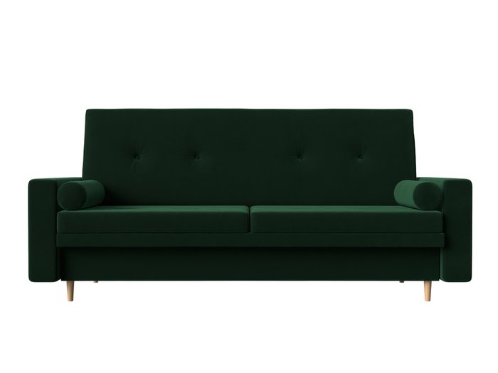 Прямой диван-кровать Белфаст зеленого цвета (книжка) - купить Прямые диваны по цене 27990.0