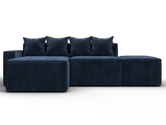 Угловой модульный угловой Лига-063 темно-синего цвета левый Угловой модульный угловой Лига-063 темно-синего цвета левый