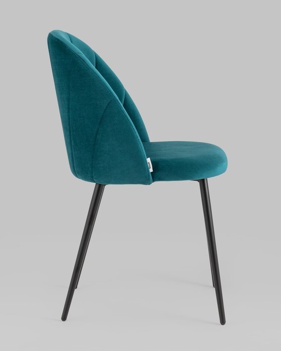 Стул Логан сине-зеленого цвета - лучшие Обеденные стулья в INMYROOM