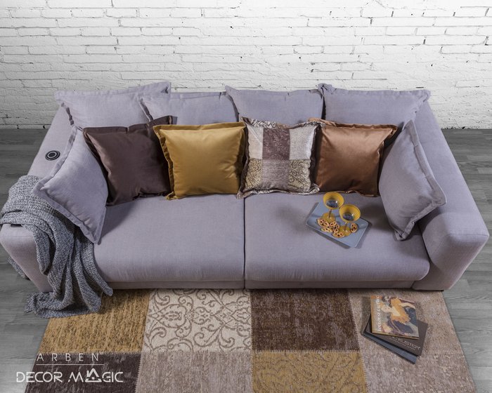 Комплект чехлов для подушек Anis Liberica Umber из полиэстера - лучшие Декоративные подушки в INMYROOM