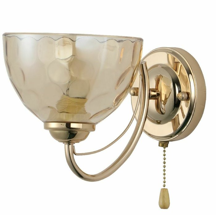 Бра Adrianne Б0061000 (стекло, цвет шампань) - купить Бра и настенные светильники по цене 1525.0