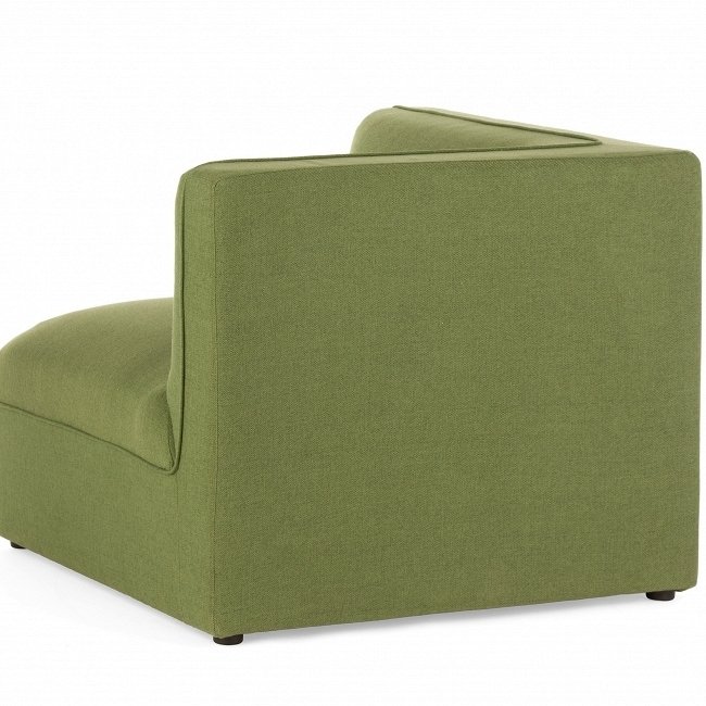 Угловой модуль дивана зеленого цвета - купить Угловые диваны по цене 49337.0