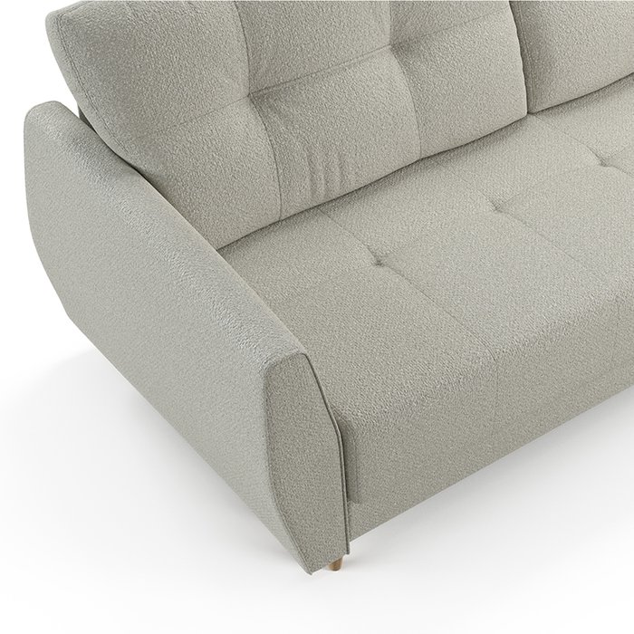 Прямой диван-кровать Raud молочного цвета - купить Прямые диваны по цене 76855.0
