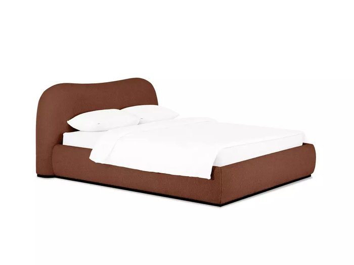 Кровать Patti 160х200 коричневого цвета без подъемного механизма
