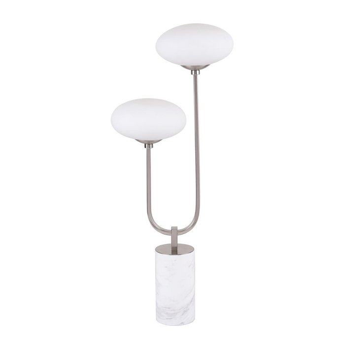 Настольная лампа Pernetti с белыми плафонами