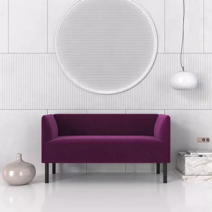 Диван Монреаль 140 фиолетового цвета - купить Прямые диваны по цене 17990.0