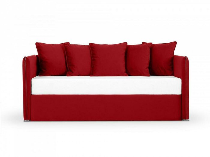 Диван-кровать Milano 90х190 красного цвета
