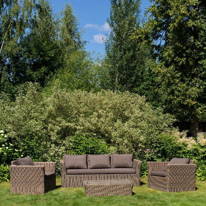 Комплект садовой мебели Maggiore коричневого цвета - купить Комплекты для сада и дачи по цене 215151.0