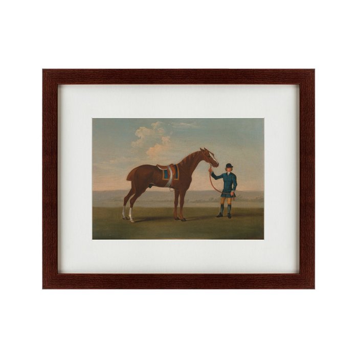 Репродукция картины Chestnut horse 1730 г. - купить Картины по цене 4990.0