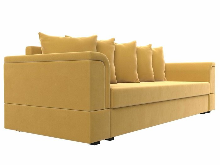 Диван-кровать Лига 005 желтого цвета  - лучшие Прямые диваны в INMYROOM