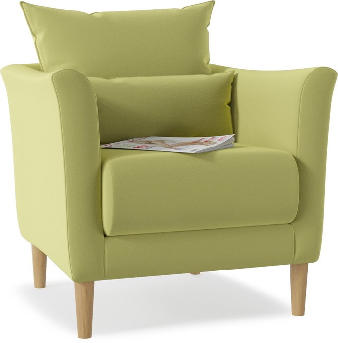 Кресло Катрин Green светл-зеленого цвета