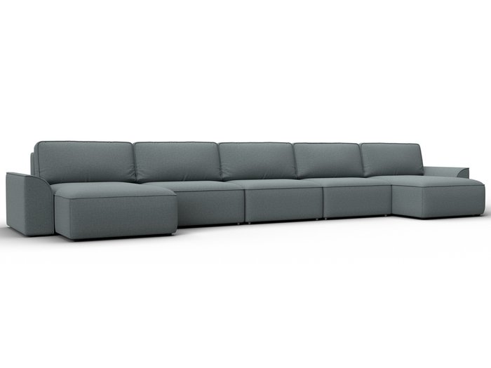 Угловой диван кровать Лига-048 МегаЛонг серого цвета Угловой диван кровать Лига-048 МегаЛонг серого цвета