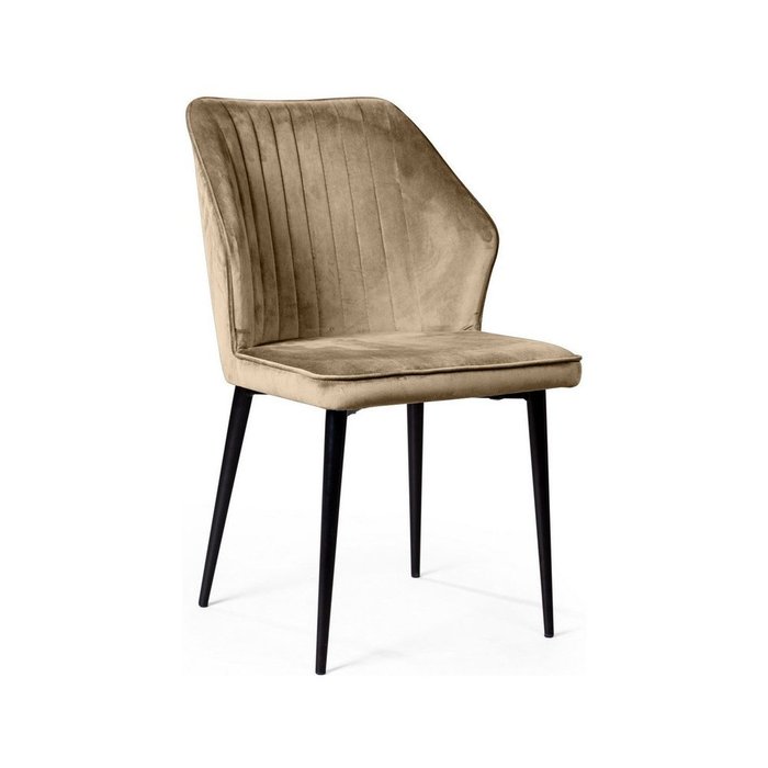Комплект из четырех стульев Berg бежевого цвета - купить Обеденные стулья по цене 31600.0