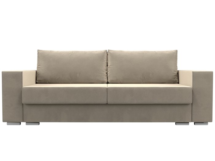 Прямой диван-кровать Исланд бежевого цвета - купить Прямые диваны по цене 49999.0