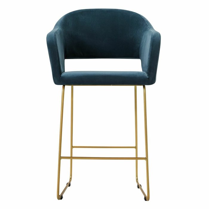 Полубарный стул Oscar тёмно-синего цвета - купить Барные стулья по цене 13860.0