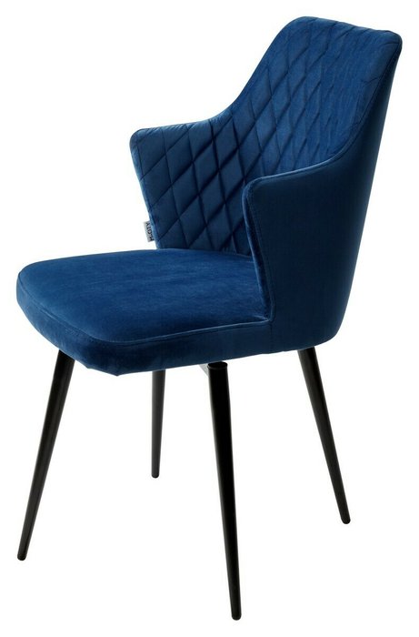 Стул поворотный Herman синего цвета - купить Обеденные стулья по цене 9800.0