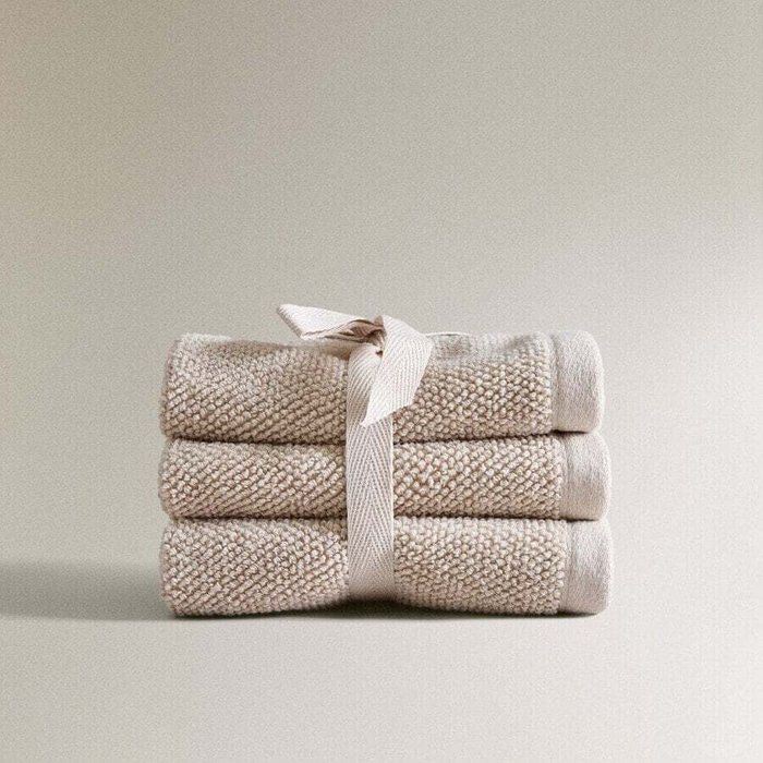Набор хлопковых полотенец для рук с рисовой строчкой (3 шт) - лучшие Банные полотенца в INMYROOM
