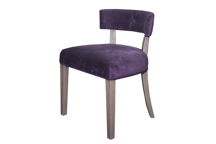 Мягкий стул Domani с фиолетовой отделкой
