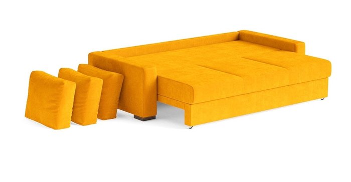 Диван-кровать Матиас желтого цвета - лучшие Прямые диваны в INMYROOM