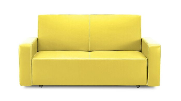 Диван-кровать Роин 120х200 желтого цвета - купить Прямые диваны по цене 45000.0