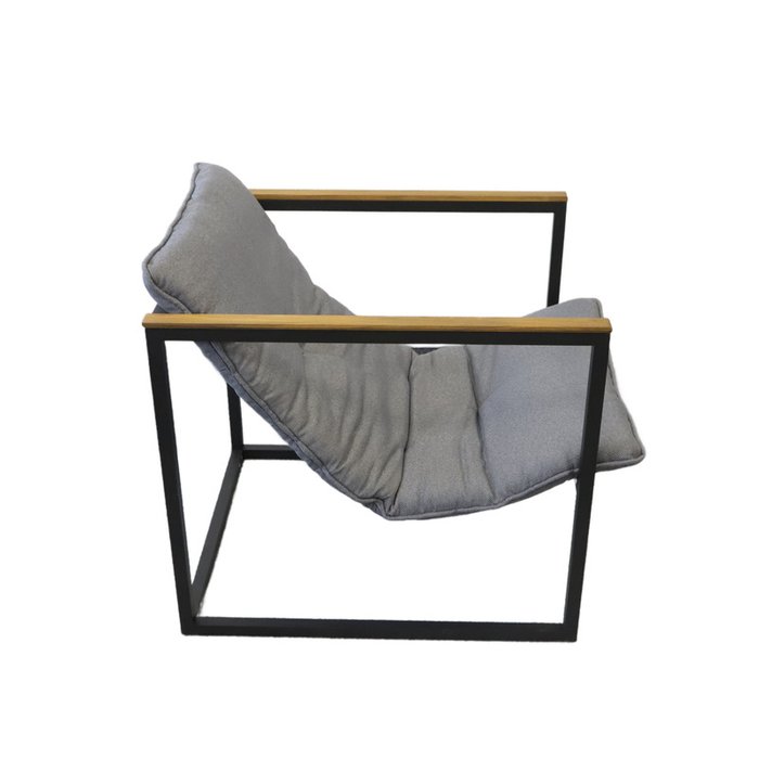 Садовое кресло Frame Cubo серого цвета - лучшие Садовые кресла в INMYROOM