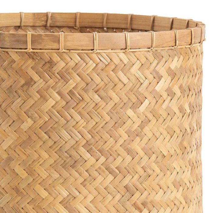 Корзина из бамбука Maro бежевого цвета - лучшие Плетеные корзины в INMYROOM