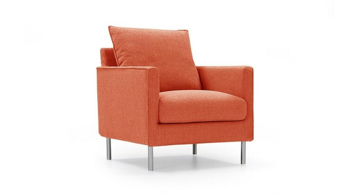 Кресло Гамбург красного цвета - купить Интерьерные кресла по цене 20400.0