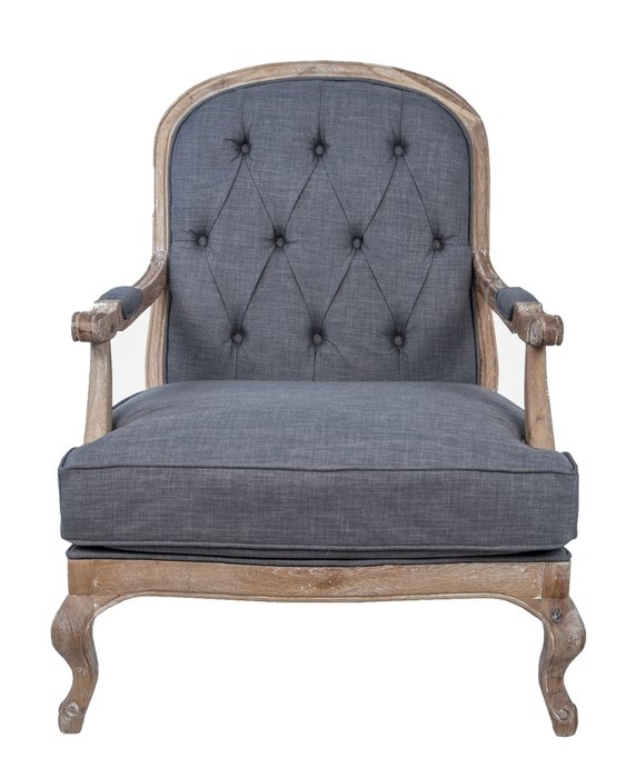 Кресло Honesta grey с пуфом - купить Интерьерные кресла по цене 78800.0