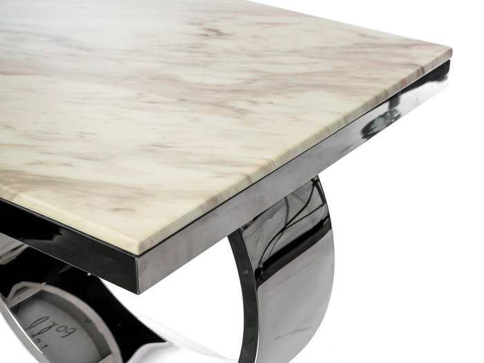 Приставной столик  со столешницей из искусственного мрамора - лучшие Кофейные столики в INMYROOM