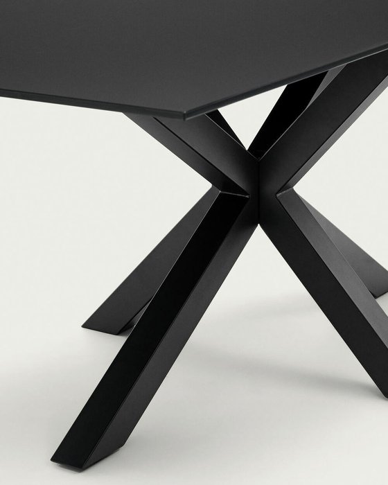 Обеденный стол Argo 180 черного цвета - лучшие Обеденные столы в INMYROOM